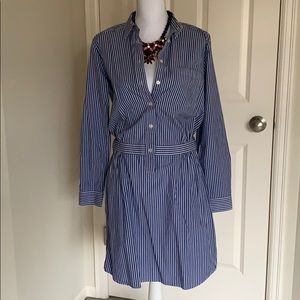 Banana Republic button down shirt dress Size 8